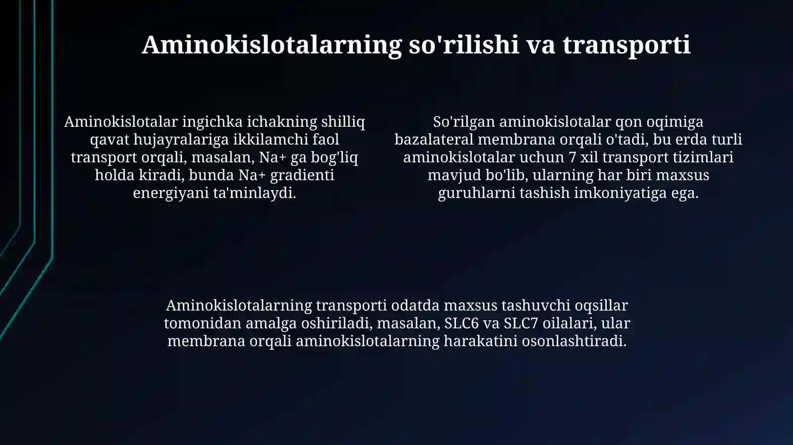 Oqsillarningbiokimyoviyo’zgarishi 4