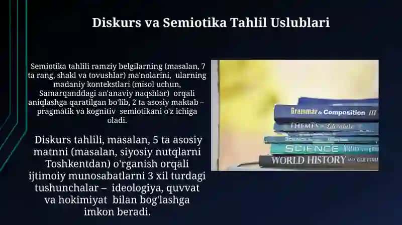 Diskurs va semiotic tahlil usullari 4