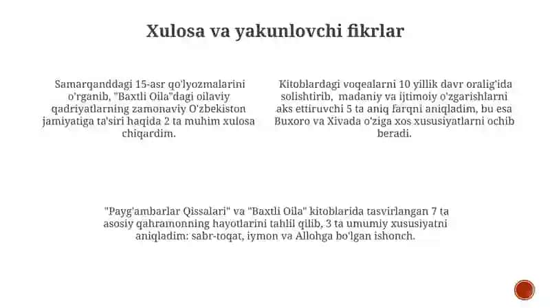Payg'ambarlar Qissasi va Baxtiyor Oila 4
