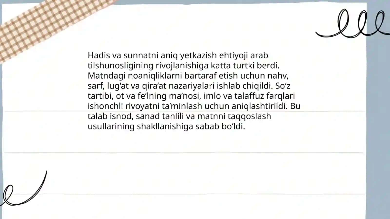 Arab tilshunosligining vujudga kelish sabablari 4
