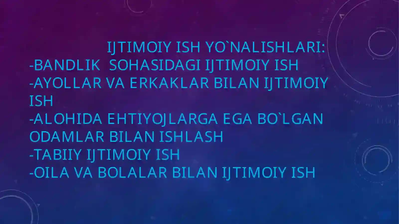 Ijtimoiy ish mijozlari 4