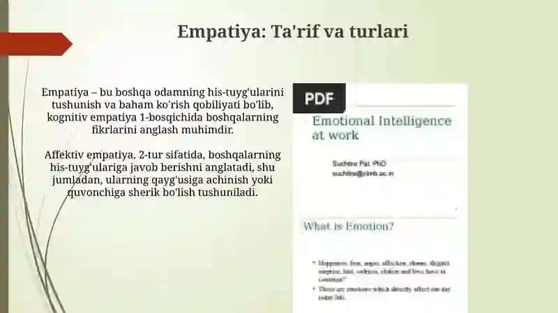 Emotsional-intellektual kompetensiya va empatiya 4