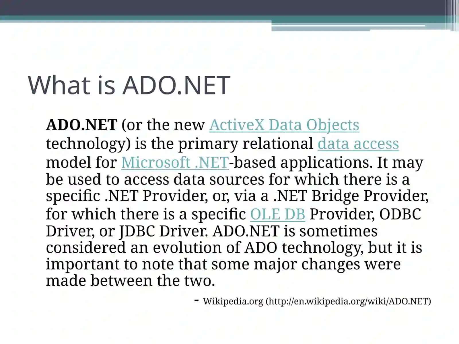 ADO.NET 4