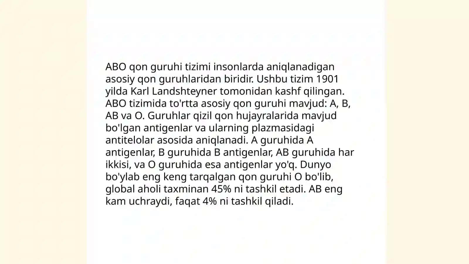Qon guruhlarini va qon ivishi vaqtini aniqlash 4