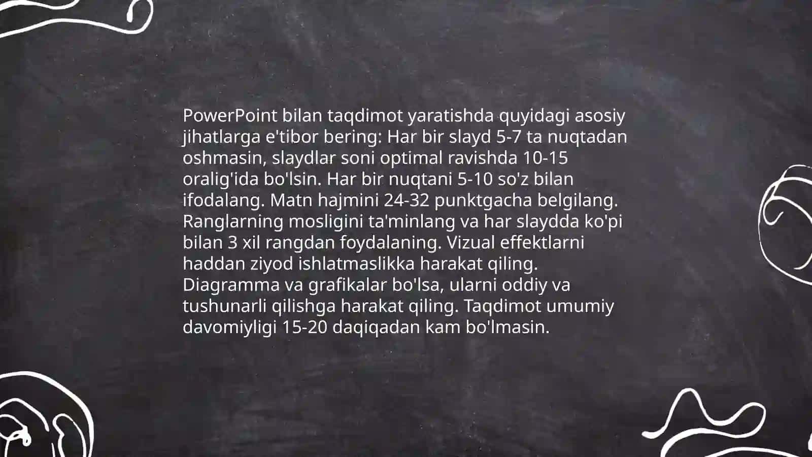 Taqdimotlar yaratish instrumental vositalari 4
