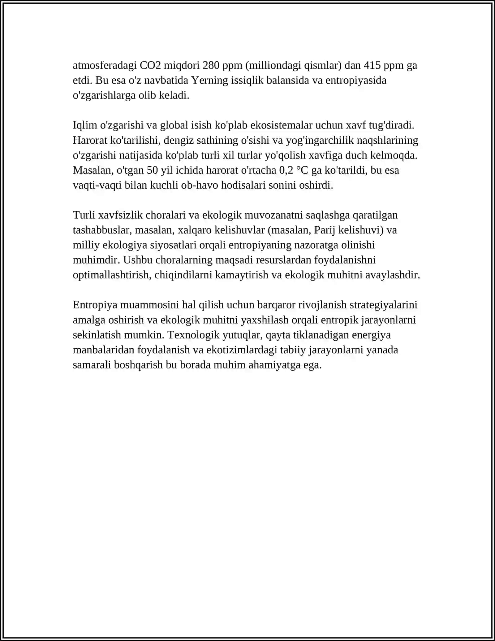 ENTROPIYA VA EKOLOGIYA 4