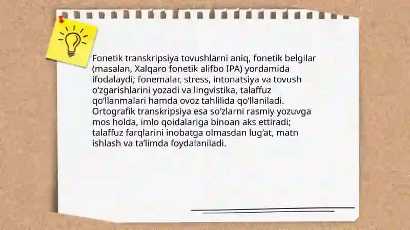 Transkripsiya va uning turlari 4