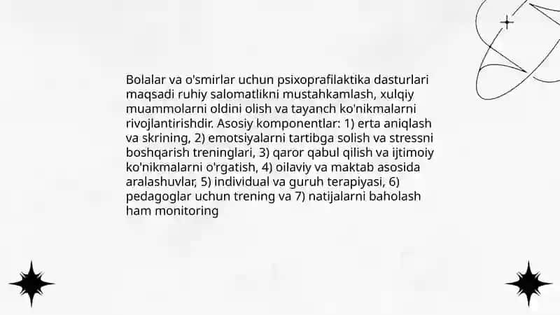Psixologning psixoprafilaktik ishlari 4