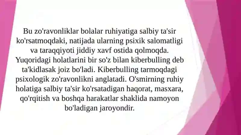 Internetdagi tahdidlardan himoyalanish (TAQDIMOT) 4
