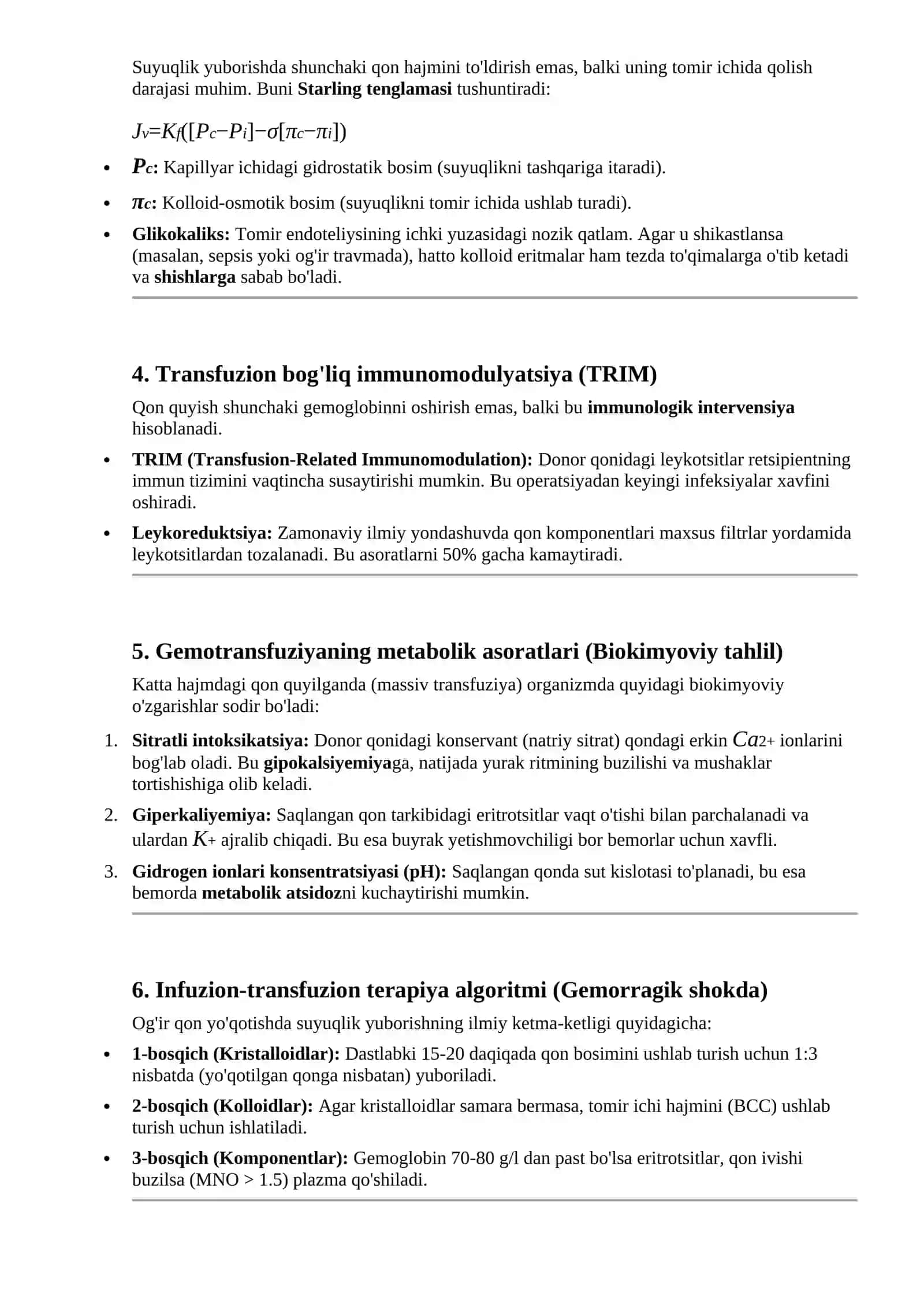 Infuziya va Transfuziya Haqida Tushuncha 4