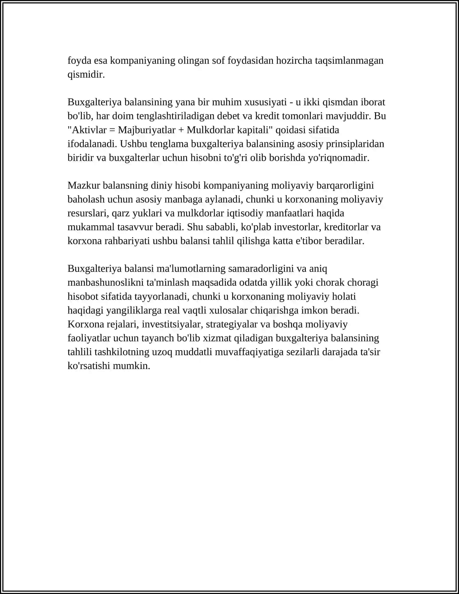 BUGALTERIYA BALANSI VA UNING TUZILISHI 4