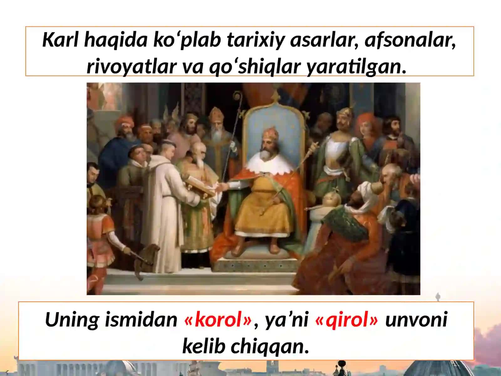 7-sinf Jahon tarixi fanidan Franklar imperiyasi dars taqdimot 4