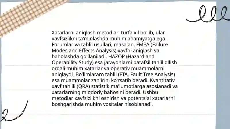 Xavf-xatarlarga oid tushunchalar 4