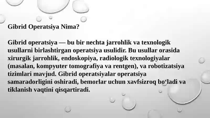 Gibrid operatsiyalar 4