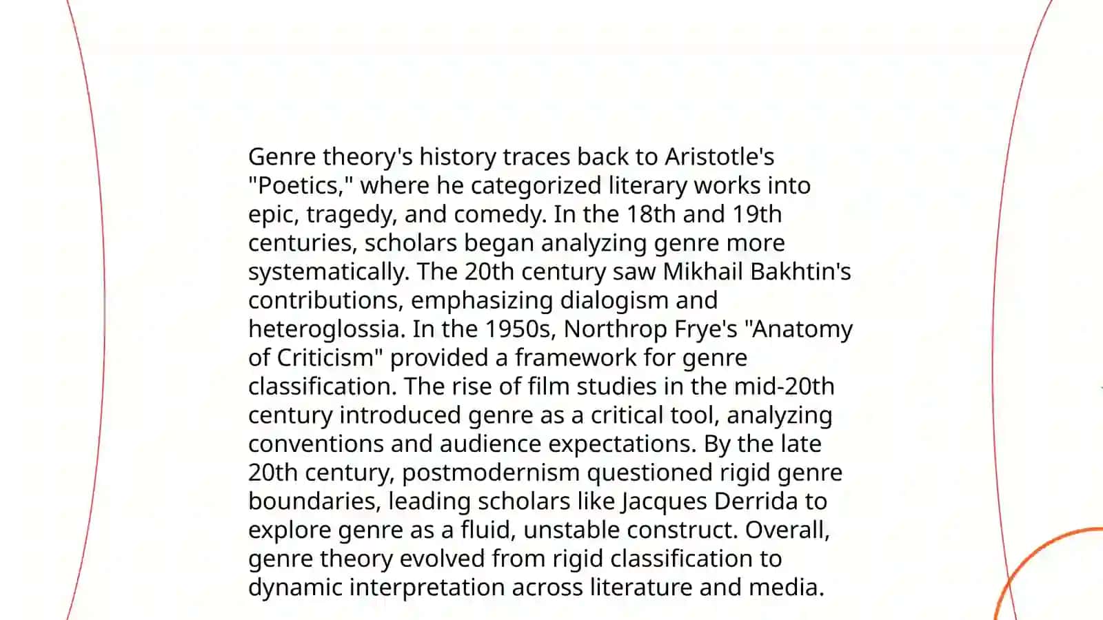 Linc and genre theory 4