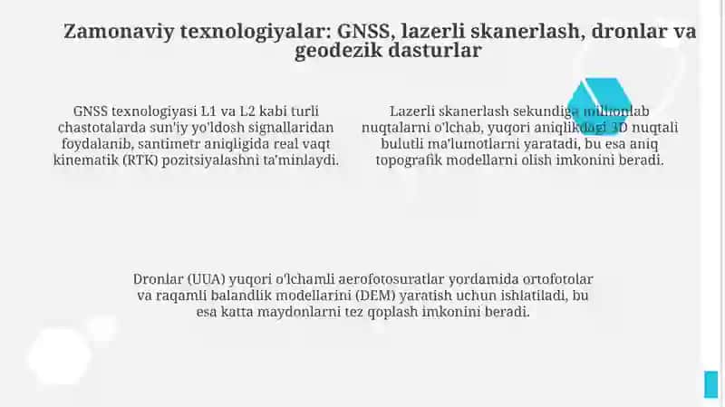 Topografiyada yangi texnologiyalar 4