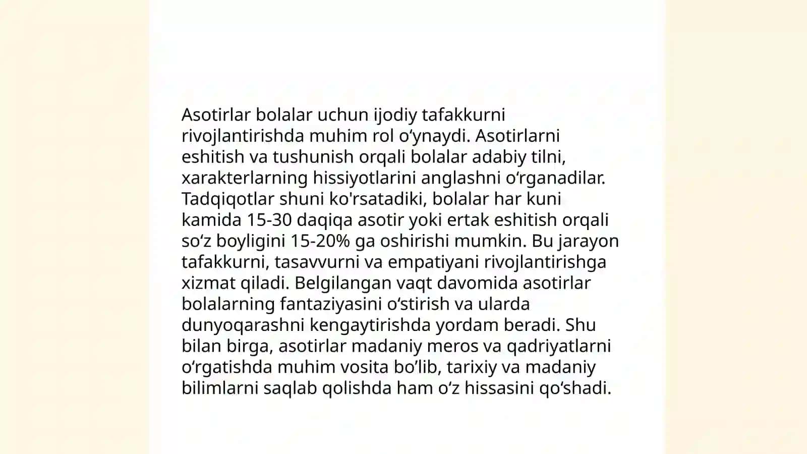 Qadimgi afsona va asotirlarning tarbiyaviy ahamiyati 4