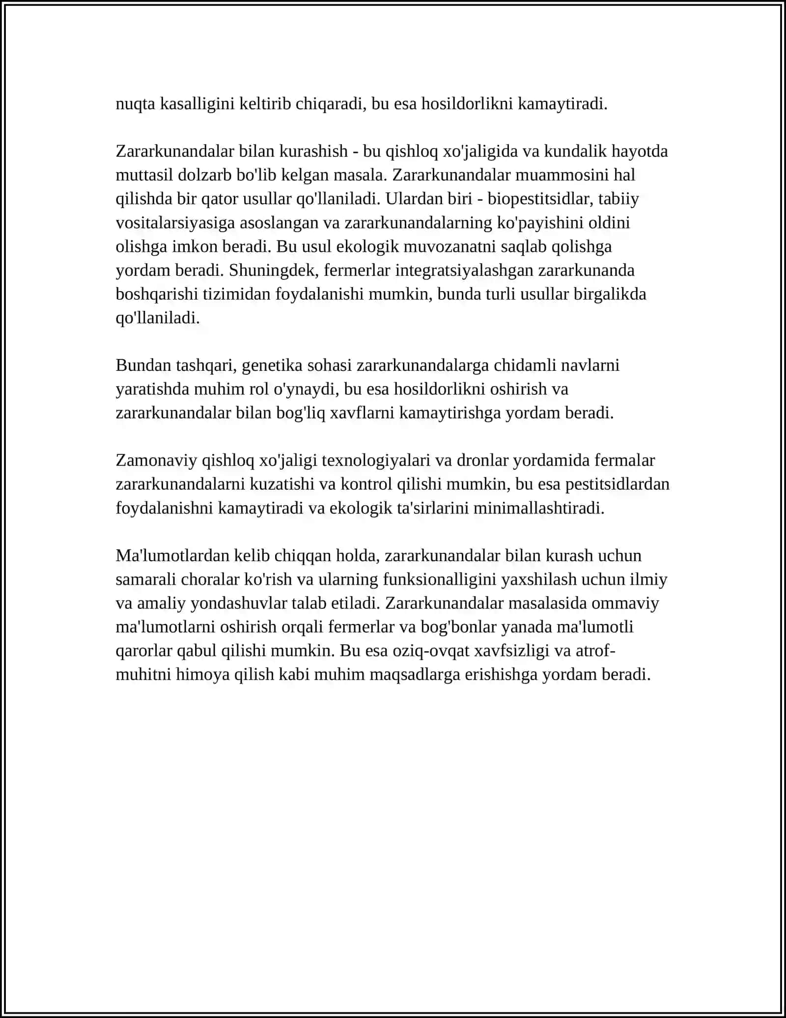 PARAZITLIK QILUVCHI HASHAROTLAR 4