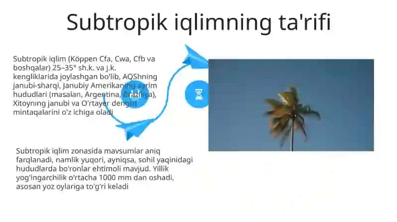 Subtropik iqlim mintaqaning tabiat zonasi 4