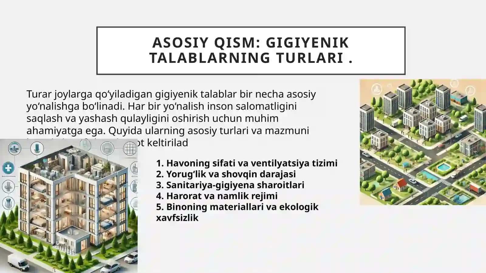 Gigiyenik talablar 4