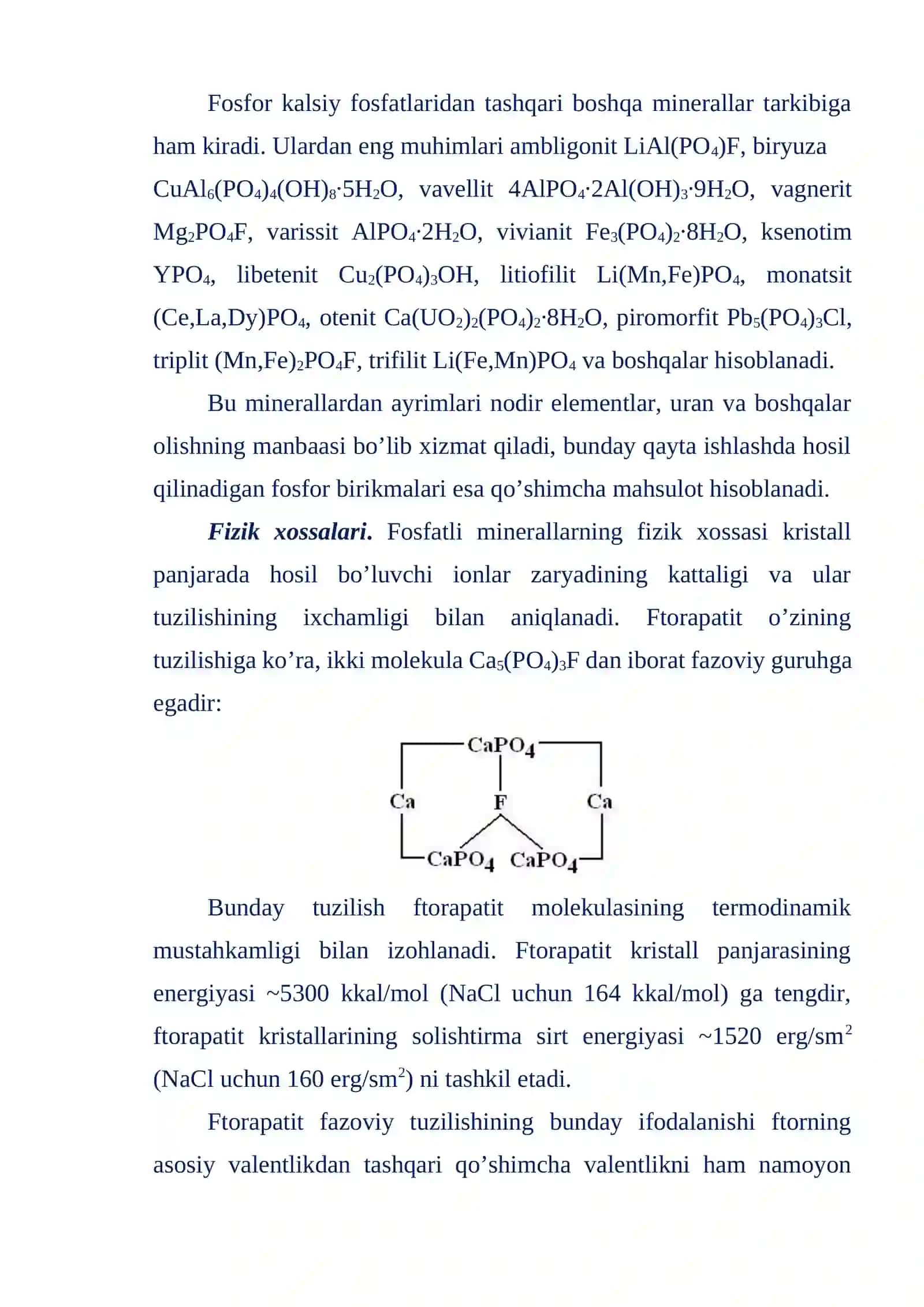 Fosfatlar, arsenatlar va vanadatlar 4