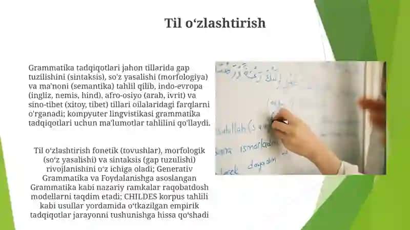 Grammatika va grammatik taʼlimotlar 4