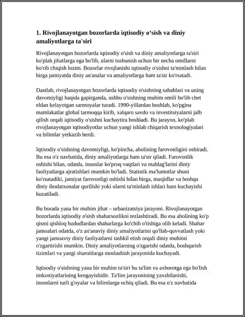 RIVOJLANAYOTGAN BOZORLARNING ÕSISHI DUYOGA TA'SIRI 4
