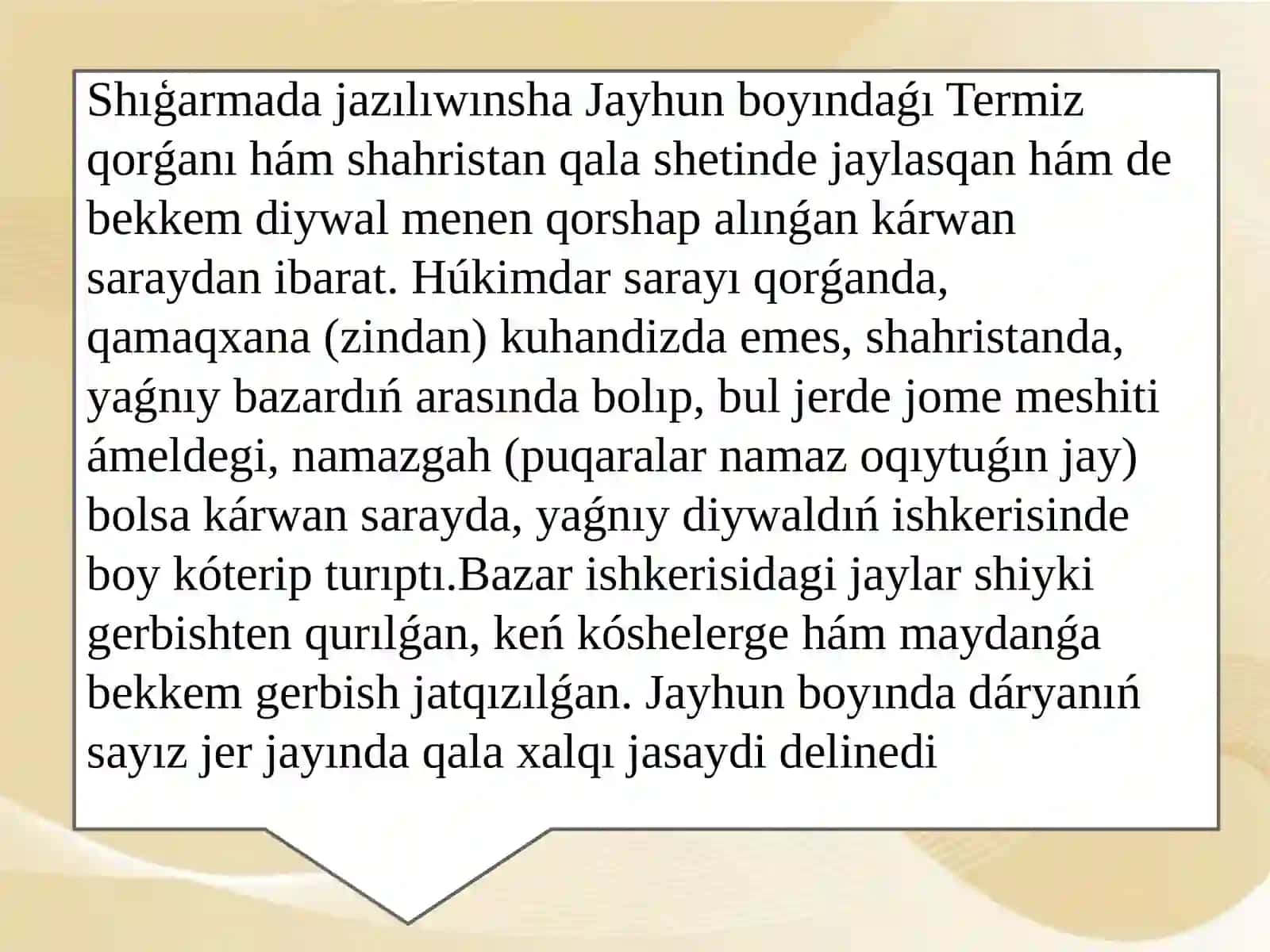 Termiz qalasi urbanizaciyasi 4