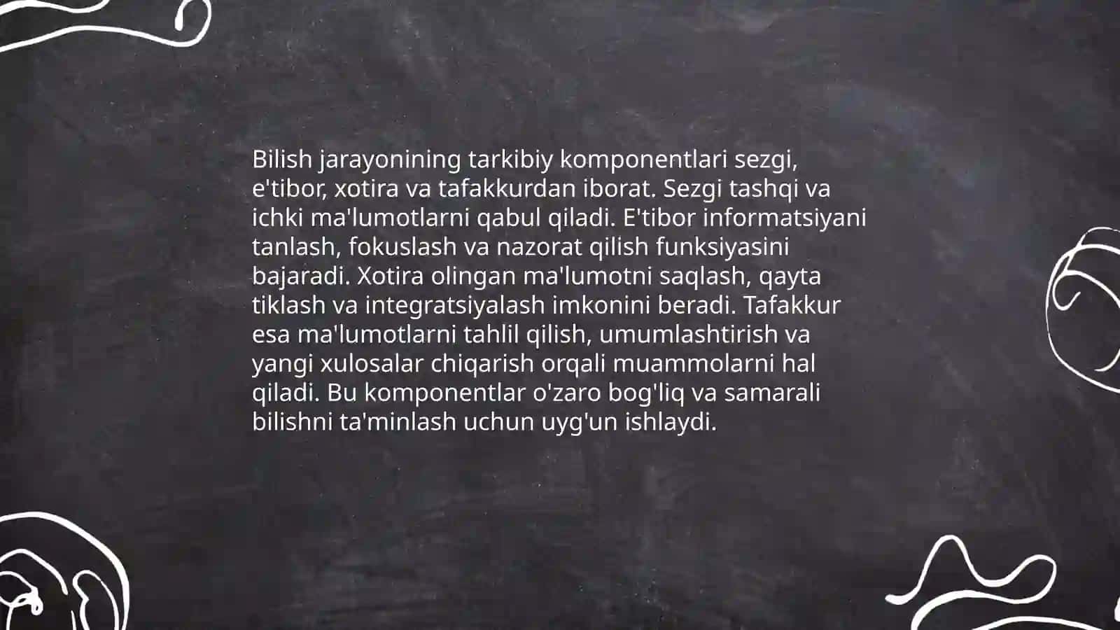 Bilish jarayonining mohiyati va mezonlari 4