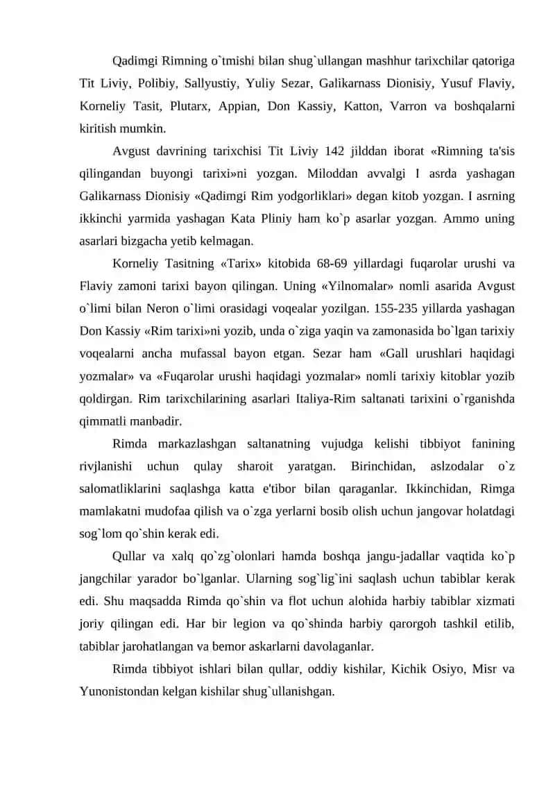 QADIMGI RIM MADANIYATI referat ishi 4
