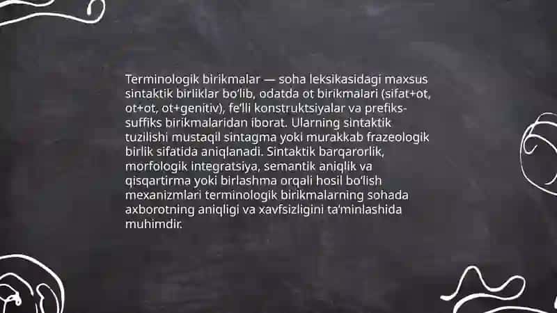 Sohaga oid sintaktik birliklar 4