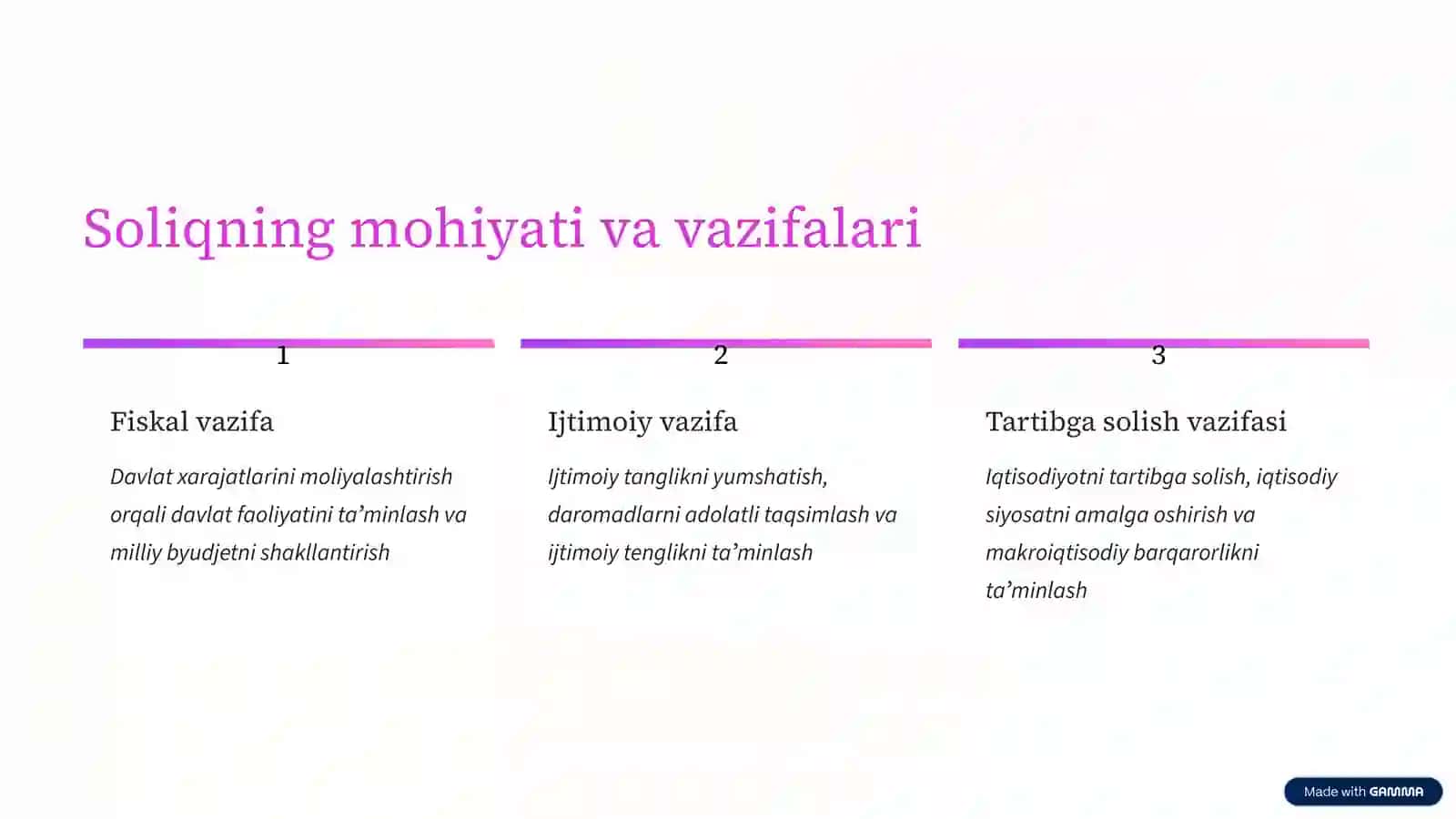 SOLIQLARNING VUJUDGA KELISHI VA RIVOJLANISH TARIXI 4