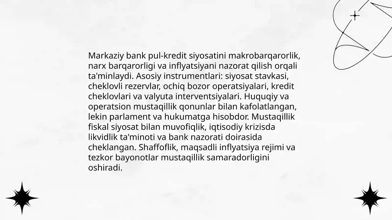 Pul-Kredit Siyosati 4