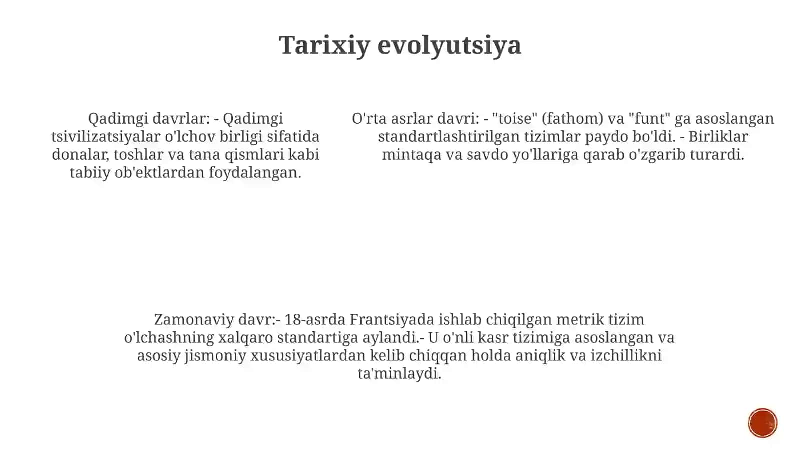 Yuza OʻLchov Birliklari 4