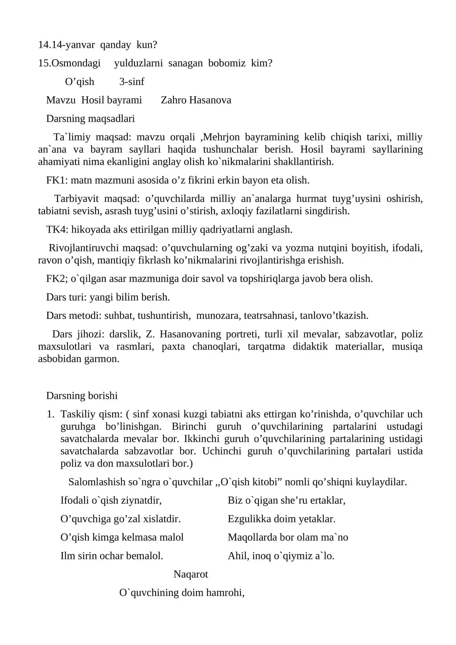 Hosil bayrami 4