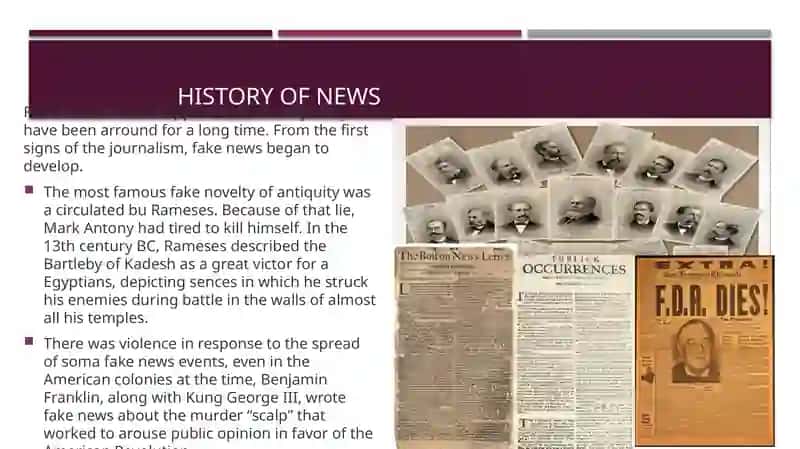 What is the news? 4