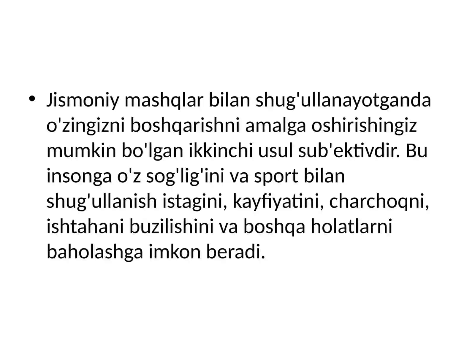 Jismoniy mashqlar bilan shug'ullanish uchun usullar 4
