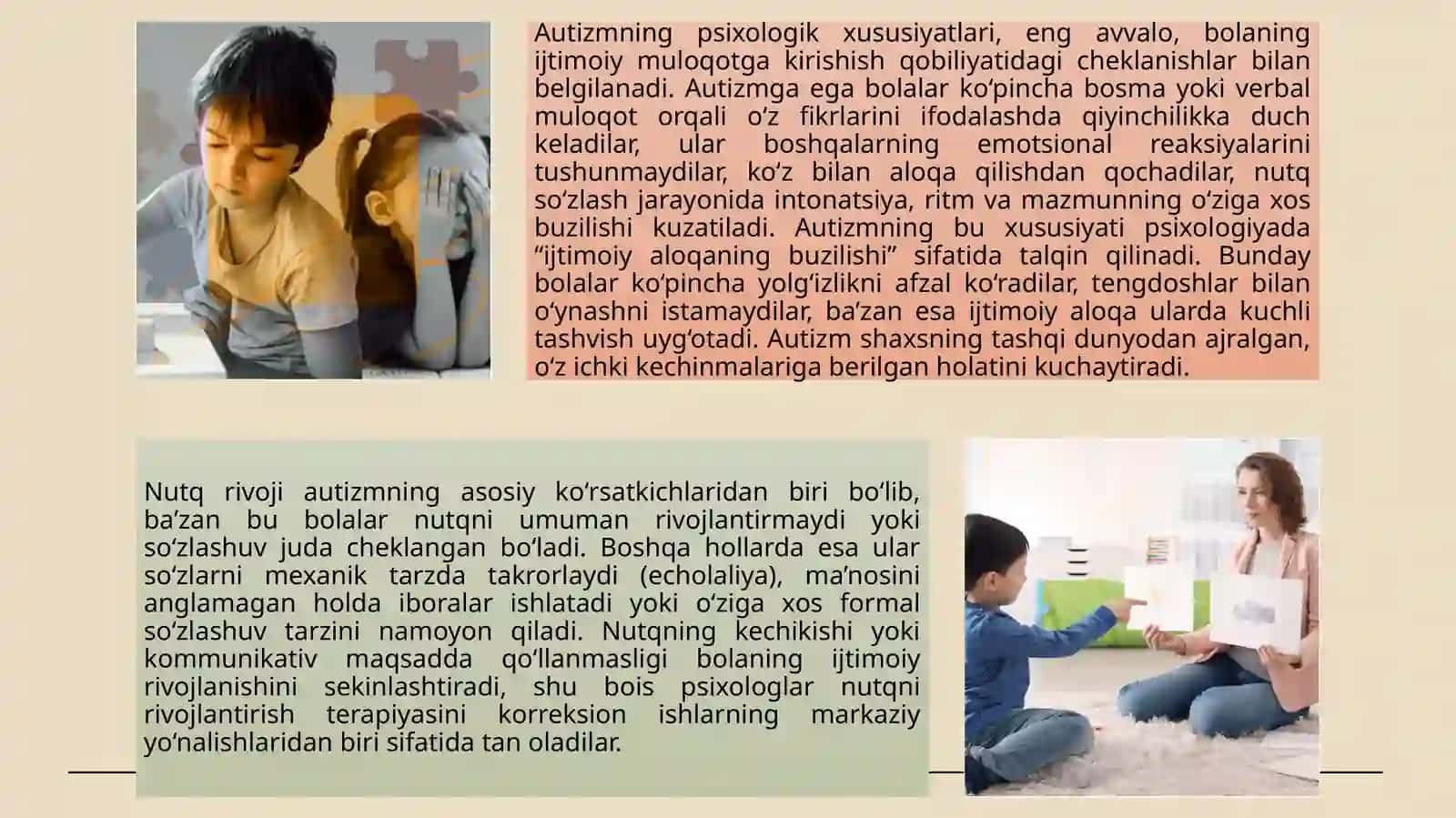AUTIZM: MUAMMO VA TADQIQOTLAR 4