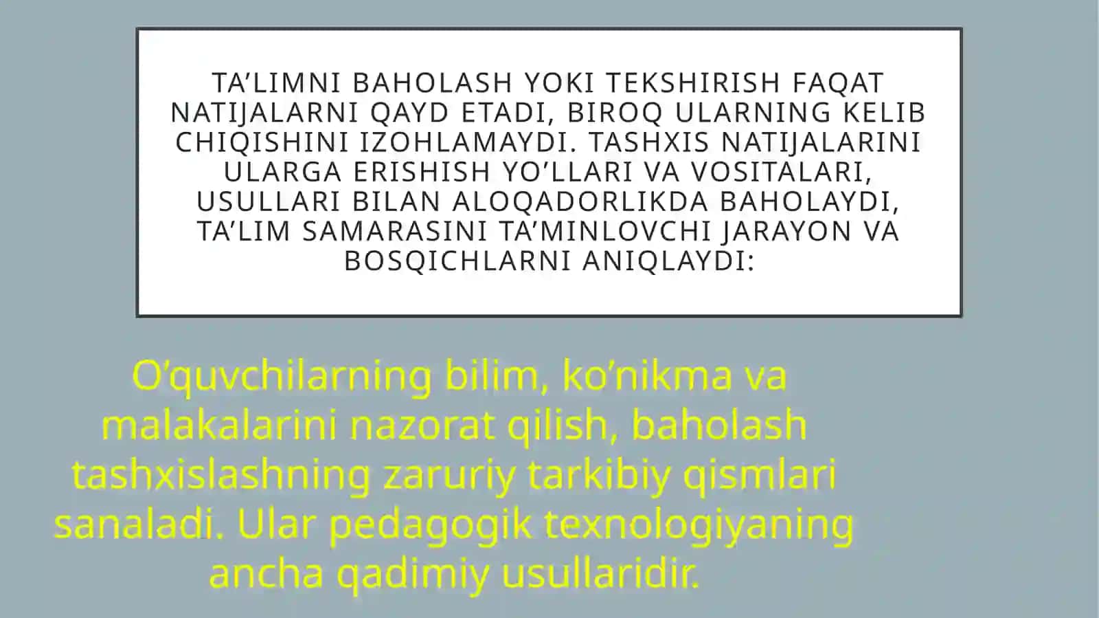 Ta’limni Tashxis Etish 4