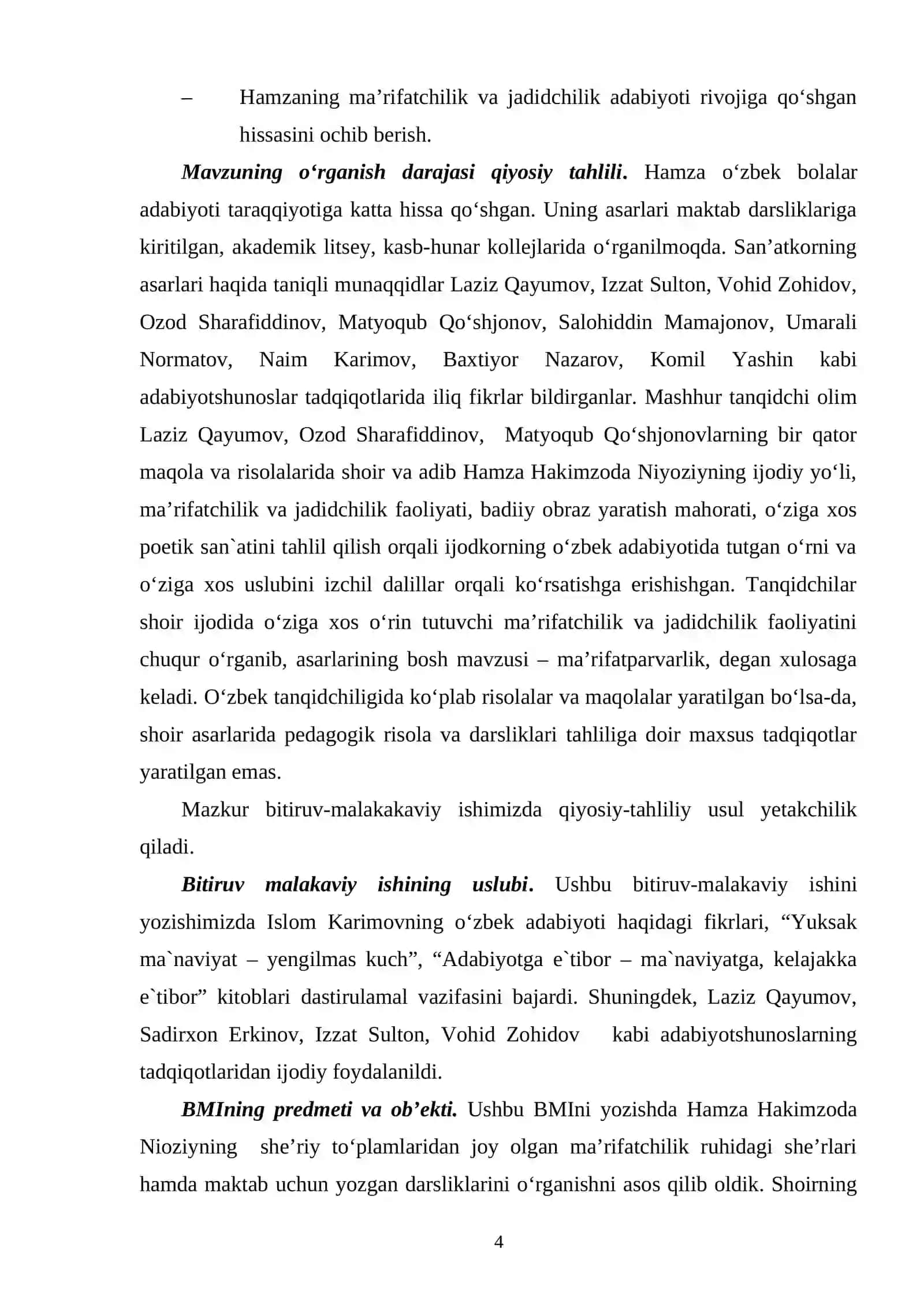 Hamzaning o‘zbek bolalar adabiyotida tutgan o‘rni 4