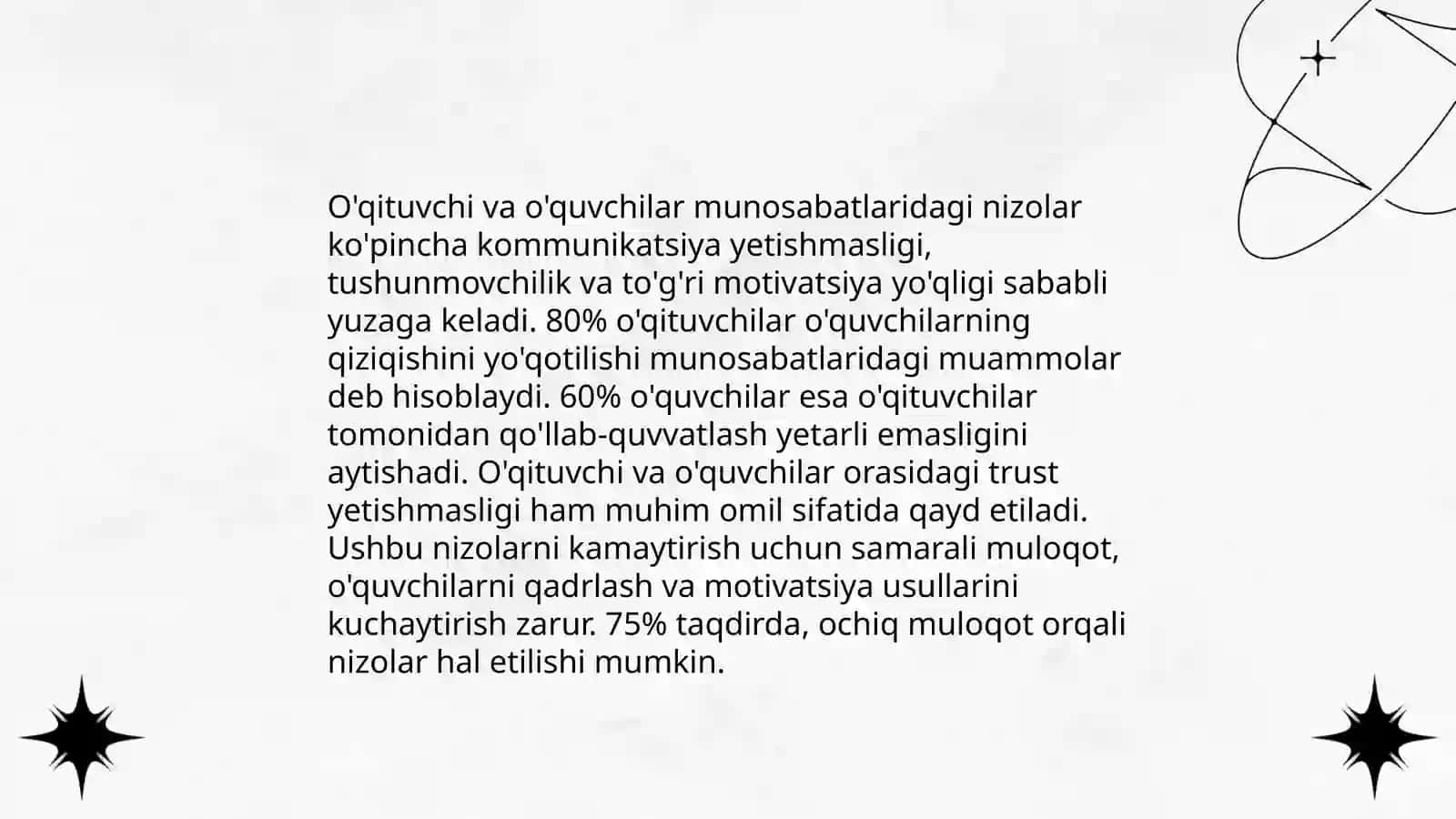 Pedagogik nizolar va ularni oldini olish yo’llari 4
