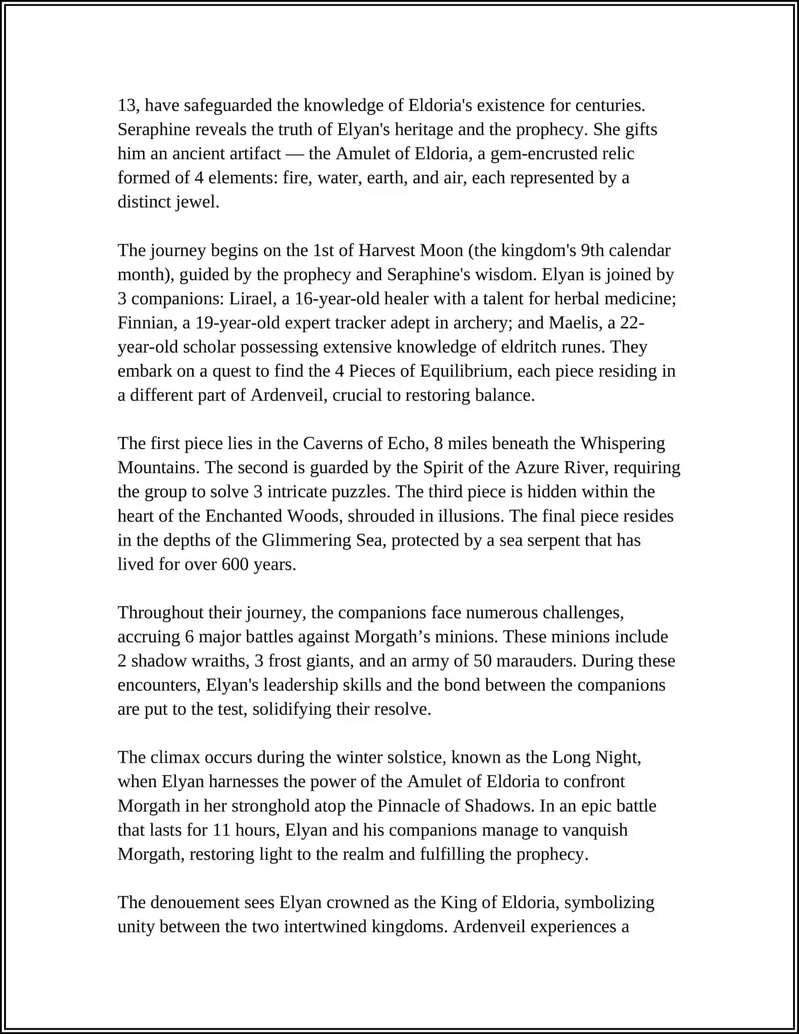 REFERAT "The Chronicles of Ardenveil" 4