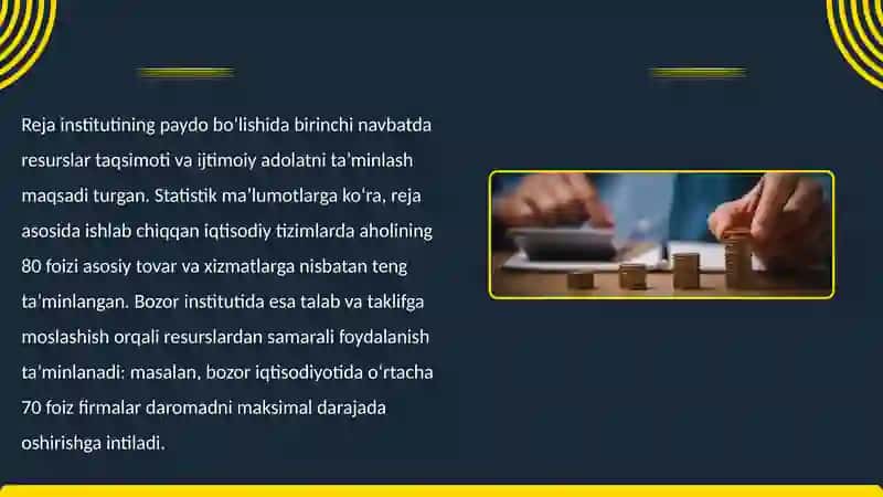 Reja instituti va bozor instituti 4