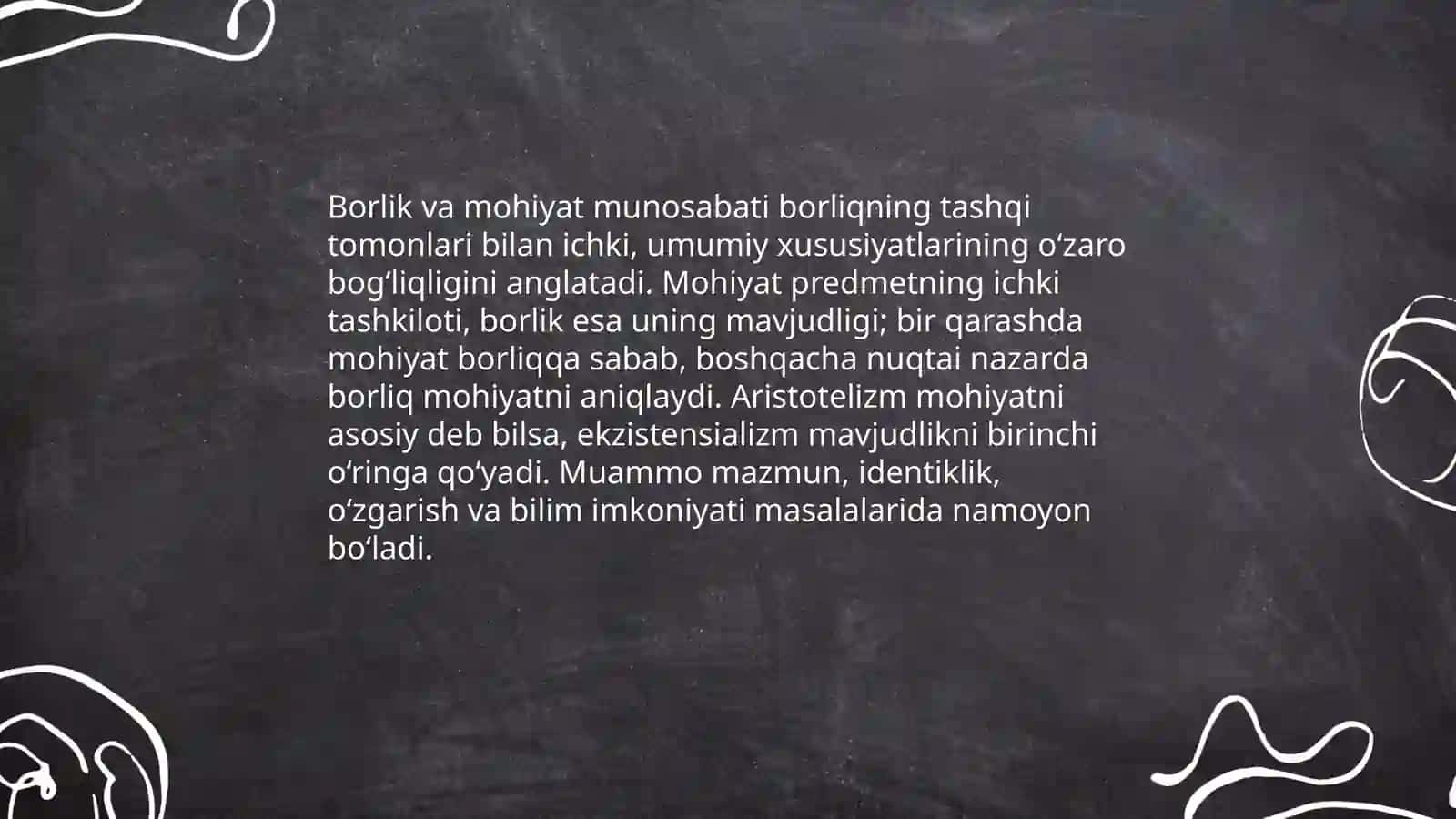 Borliq falsafasi 4