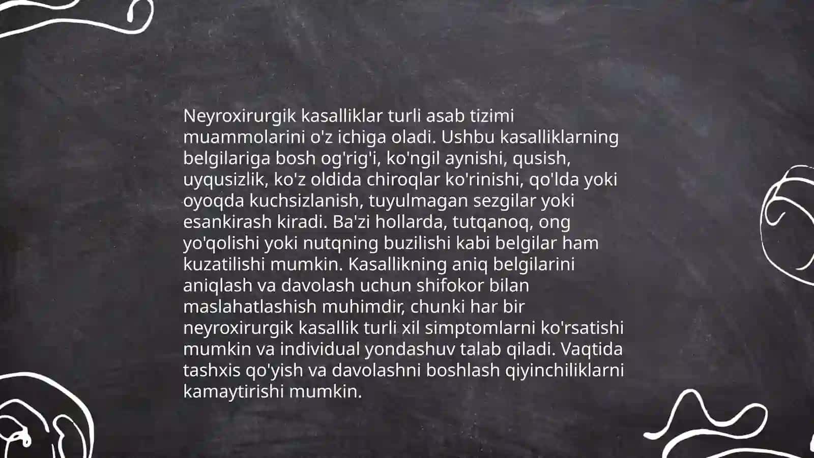 Neyroxirurgik kasalliklar haqida tushuncha 4