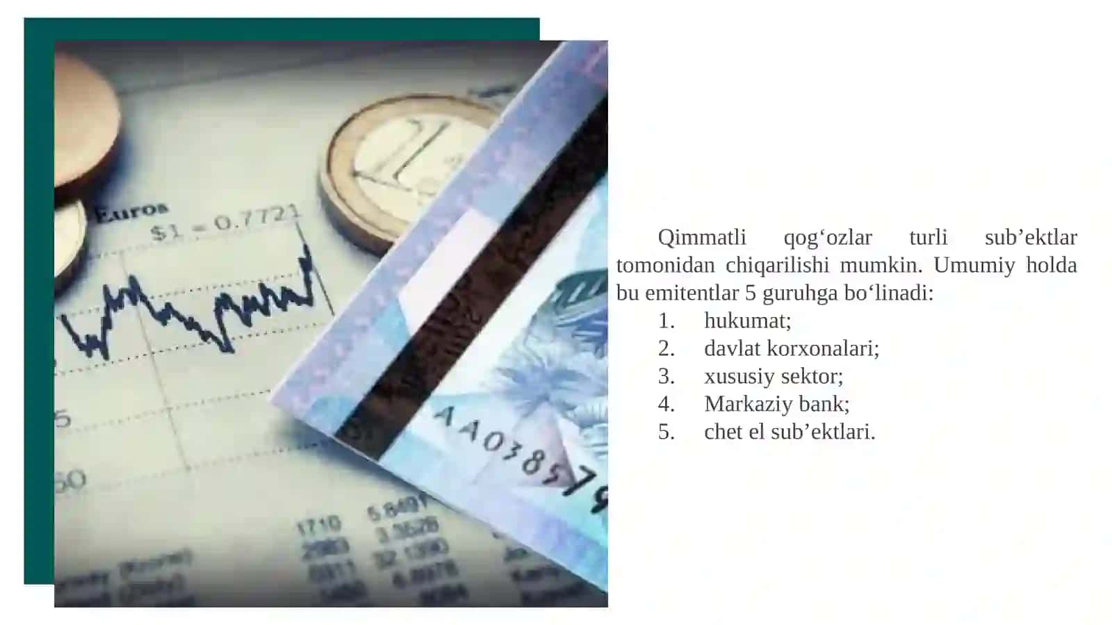 Qimmatli qog‘ozlar bozori 4