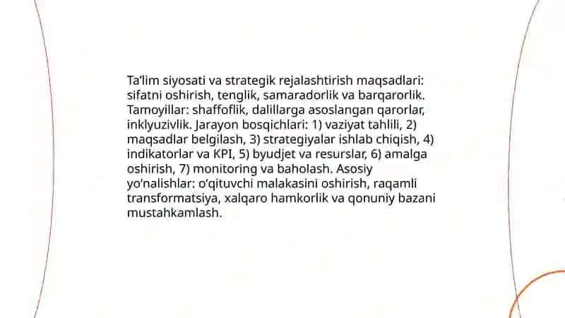 Taʼlim tizimi boshqaruvi 4