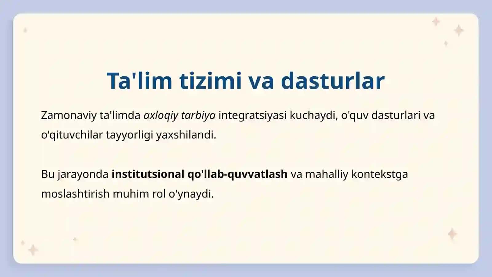 Zamonaviy axloqiy tarbiya 4