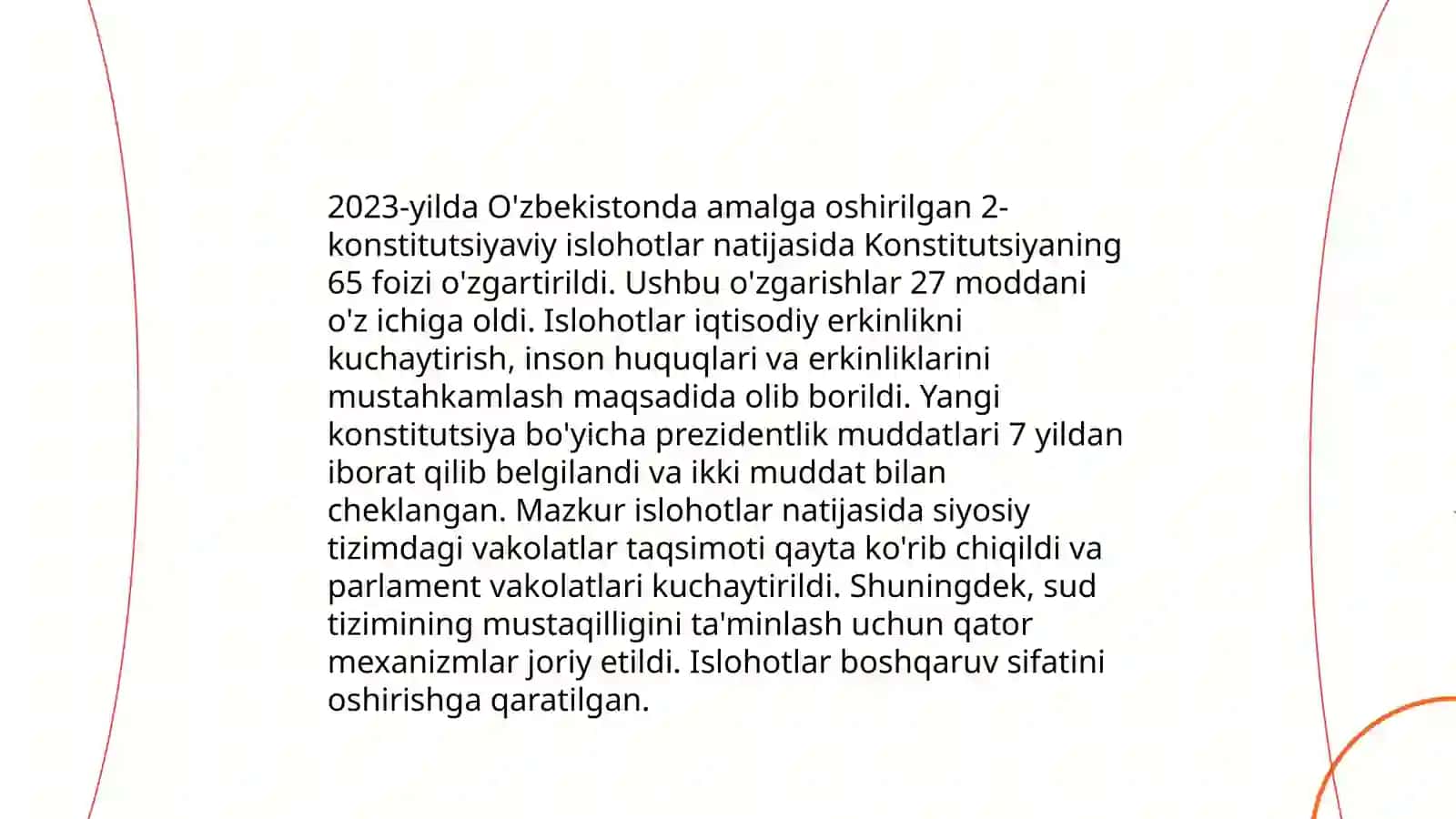 O'zbekiston Respublikasining Konstitutsiyasi 4