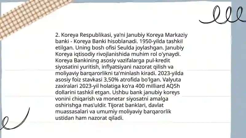 Koreya moliya tashkilotlari 4